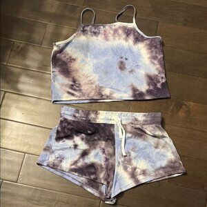 Bluenotes lounge Tie-Dye Tank and Shorts Setsize XL
